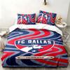 FC Dallas 3 parçalı set Yatak odası kullanımı için mükemmel Rahat nevresim takımı bir nevresim kılıfı ve iki yastık kılıfı içerir İdeal doğum günü veya Noel hediyesi