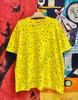 Vintage 90s Smiley Face Acid House Style All Over Graphic T Shirt / Oldschool Fashion Streetwear / Vintage Smiley T Shirt L