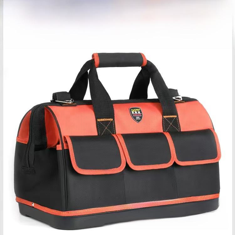 Sturdy & Durable Large Canvas Electrician Tool Bag for Woodworking, Multifunctional & Diagonal Design for Men