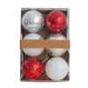 6/12pcs Delicate Christmas Ball Set 4/6/8cm Hanging Ornament Christmas Tree Pendant  New Year