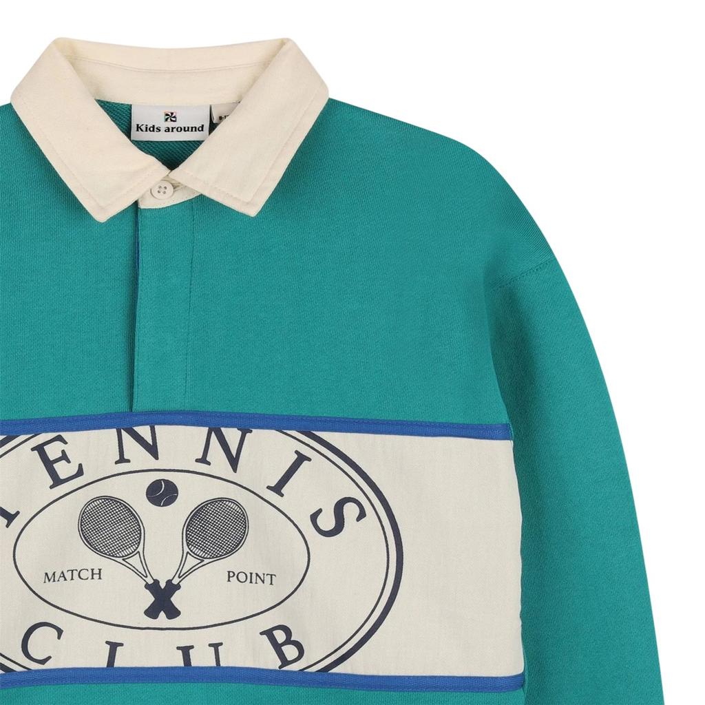 Kids Around Childrens/Kids Long-Sleeved Tennis Polo Shirt