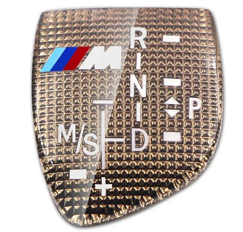 For BMW M 1pcs M performance Car Gear Shift Knob Sticker Cover For bmw M Sticker X1 X3 X4 X5 X6 X7 e46 e90 f20 e60 e39 f10 Car a