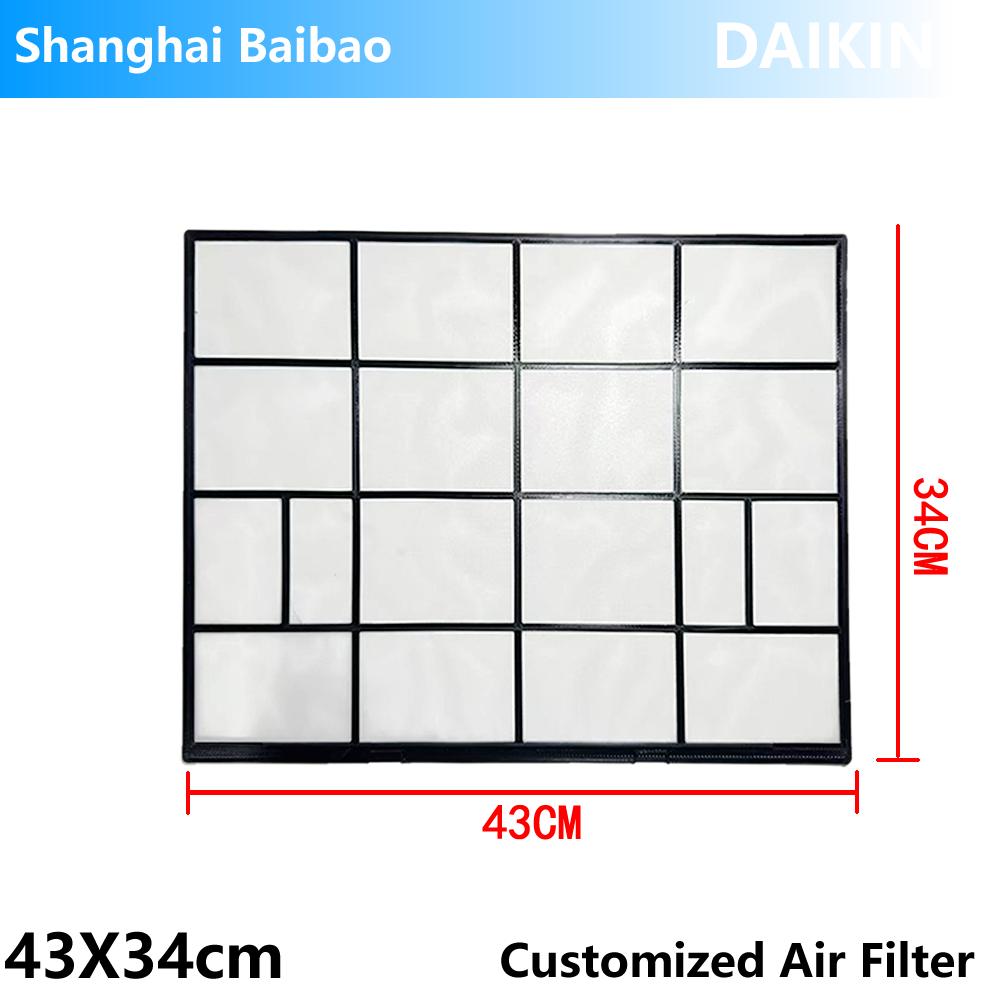 Filtro Condizionatore Personalizzato Per Daikin Nuovi Componenti Condizionatore Schermo Antipolvere Dimensioni:43X34cm