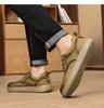 Men's 2025 Slip-On Leather Casual Shoes - Top Layer Cowhide, Perfect for Spring, Summer & Autumn Driving