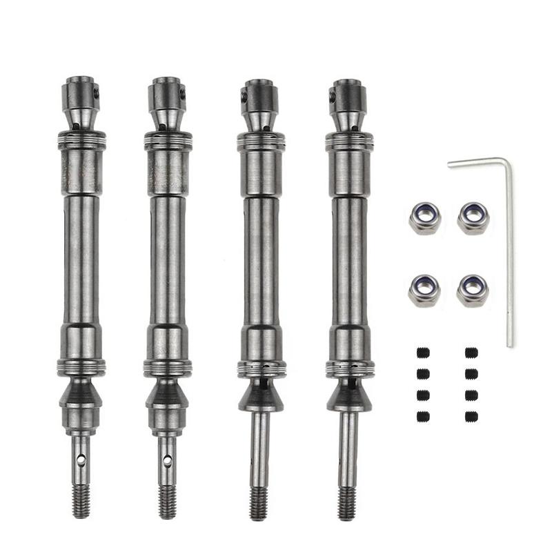 Steel CVD Front & Rear Drive Shaft Assembly Heavy Duty for 1/10 Traxxas Slash 4X4  Slash  Rustler VXL Stampede 4X4 VXL Car Parts