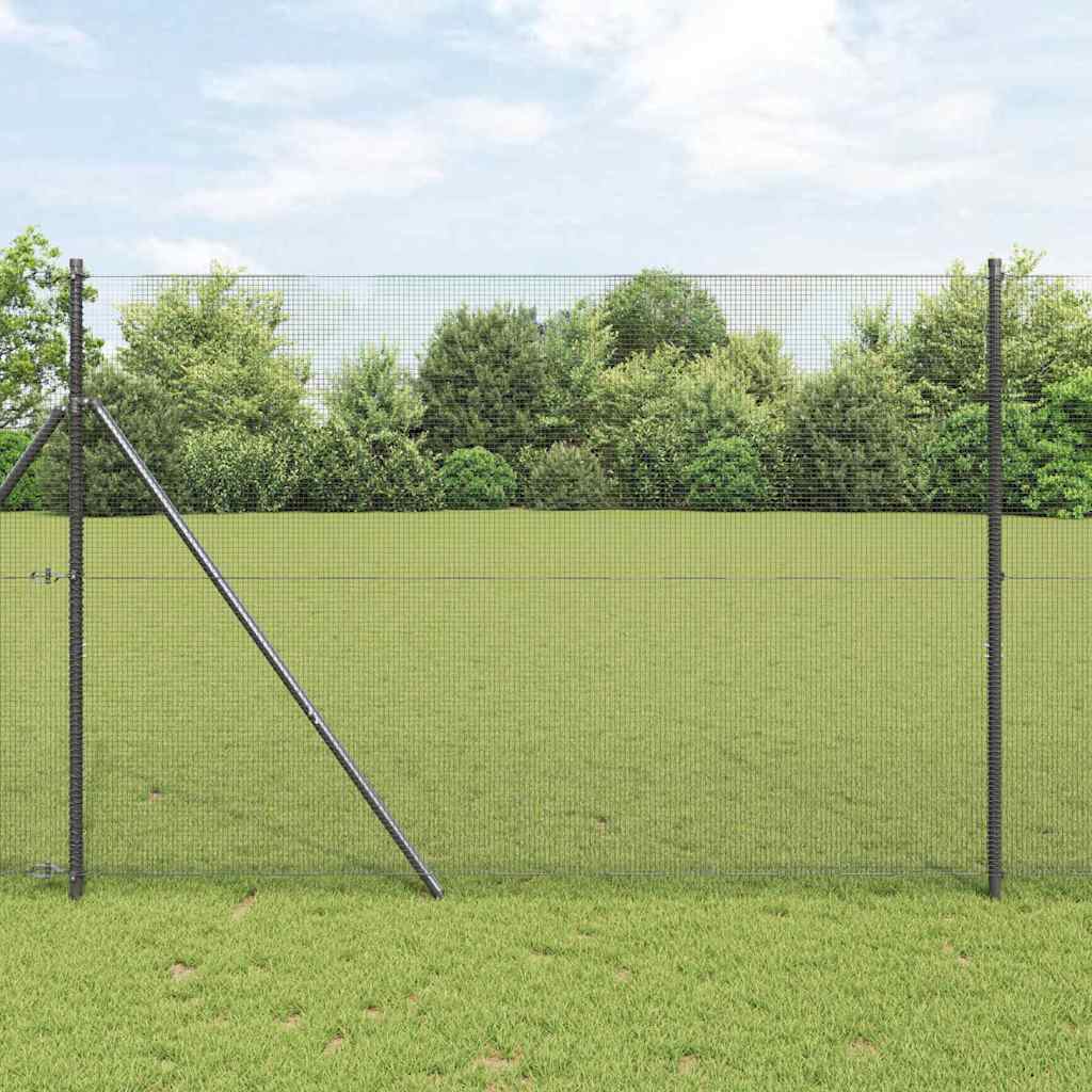 Welded Wire Fence Gray