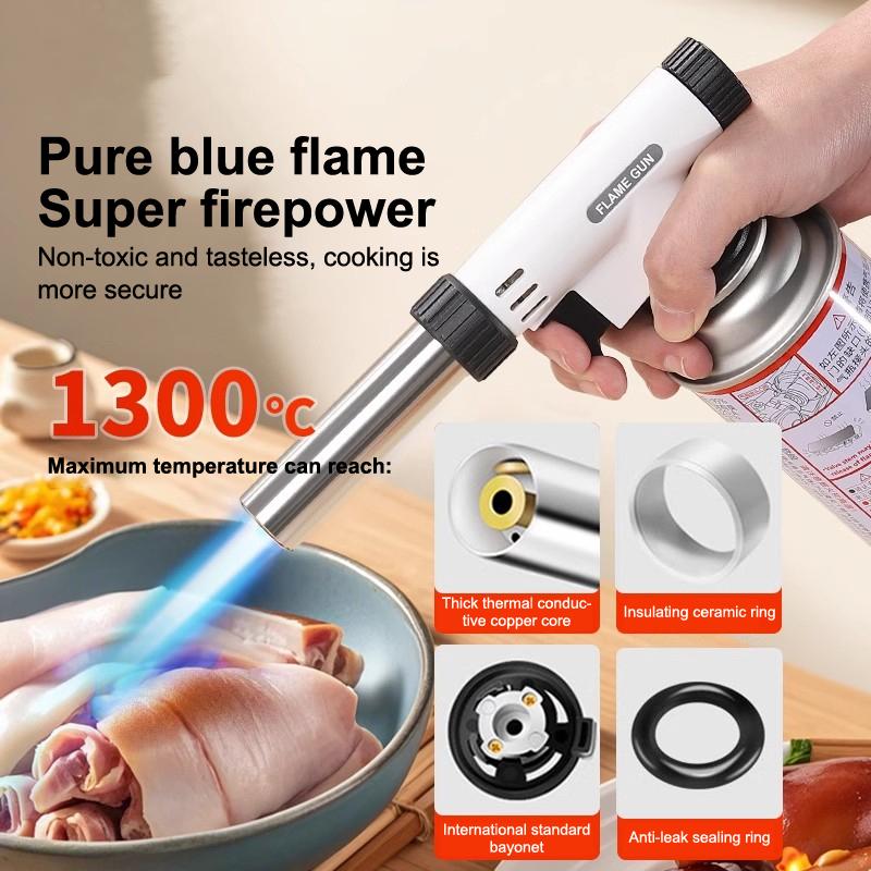 Butane Gas Welding Torch Adjustable Flame Jet Soldering Burner Lighter for Automobile Repairs