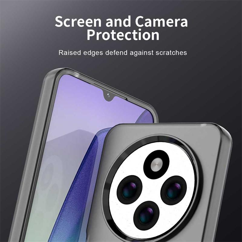 Transparent Case For Xiaomi Poco C75 Case Poco C75 Anti-knock Magnetic Adsorption Wireless Charge Back Cover For Poco C75 Case