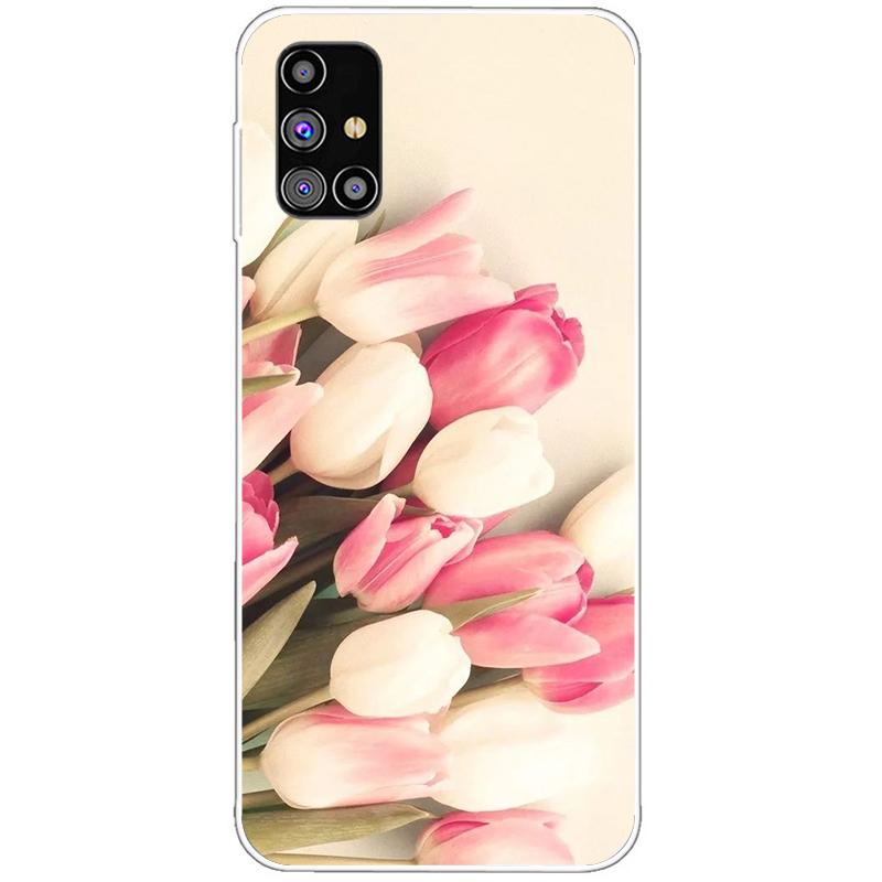 Do Samsung Galaxy A31 A51 A71 Etui Silikonowe Tylne Etui Telefoniczne Do Samsung A315 A515 A715 Miękkie Etui Zderzak Coque z Kreskówką