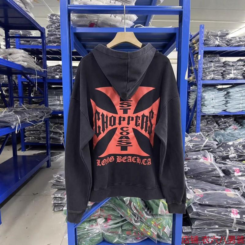 Mens Oversized Hooded Zip-Up Sweatshirt With Letter Print Casual Streetwear Fall Winter