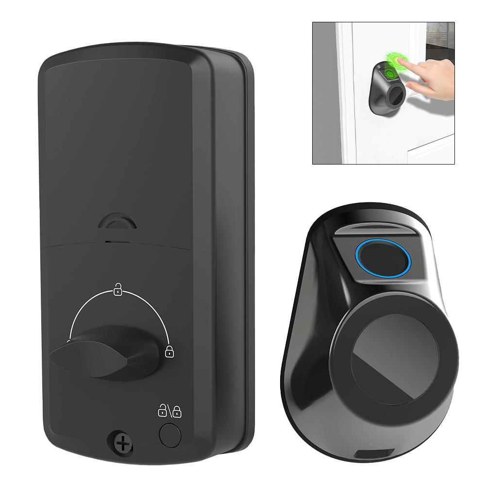 Smart Fingerprint Door Lock with Multiple Unlocking Options and Automatic Locking Feature for Enhanced Security
