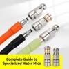 Pressure Washer Sewer Nozzle Drain Cleaning Nozzle Tips For Karcher K Series/Lavor Hose Sewer Cleaning Tool