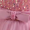 2024 Baby Mädchen Party Kleid Pailletten 1st Geburtstag Taufe Kleinkind Kleid Hochzeit Grün Prinzessin Kleider für Kinder Mädchen Luxus Kleid