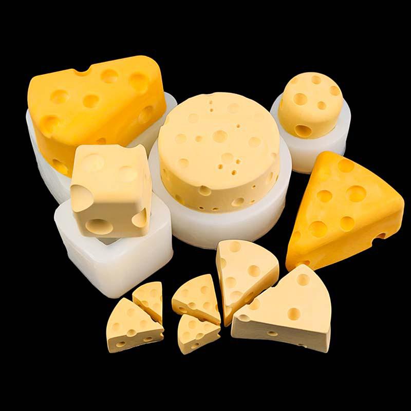 Cheese Embryo Style Silicone Candle Mold Handmade-Soap Diy Candle Art Mould Mochi Squishy Toy Mold Baking Tool Kitchen