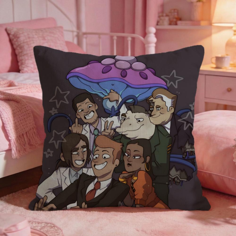 Inside JJobs Anime Classic Cushion Cover Premium Comfort Reversible Pillow Cove Two In One Design For Any Room Car Interior