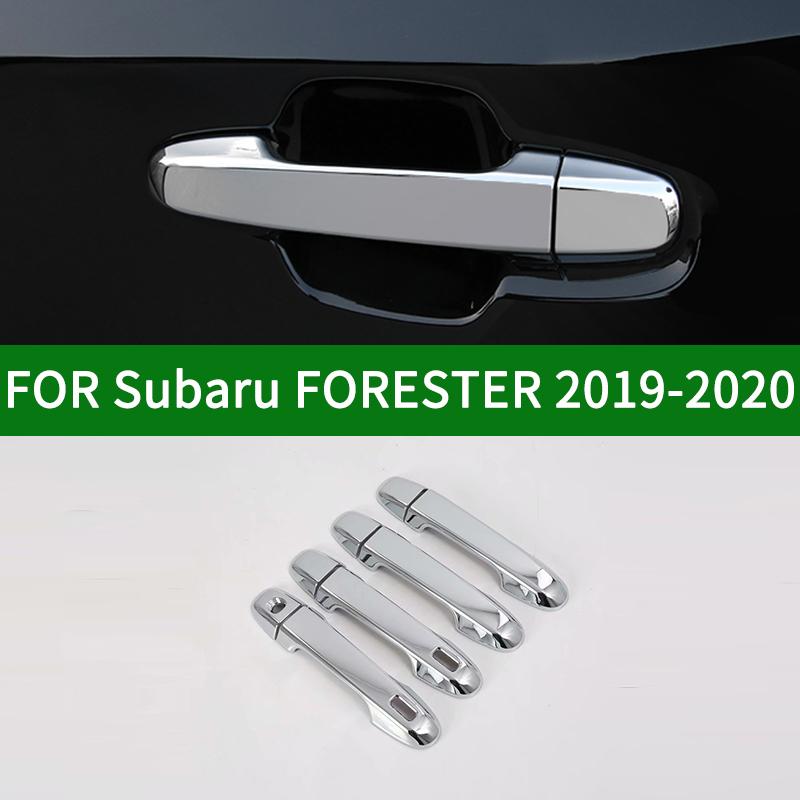 

Для Subaru FORESTER-пятого поколения глянцевые хромированные серебристые боковые накладки на дверные ручки