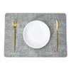 Dual-Sided Luxury Leather Placemat - Nordic Minimalist Design, High-end Waterproof & Heat-resistant Table Mat for Western Dining.