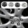 2025 Hot 4Pcs 56mm Car Wheel Center Cap Badge Sticker Car Tire Accessories For Mazda 2 7 Axela CX-3 CX-4 Atenza Demio MX3 MS RX7