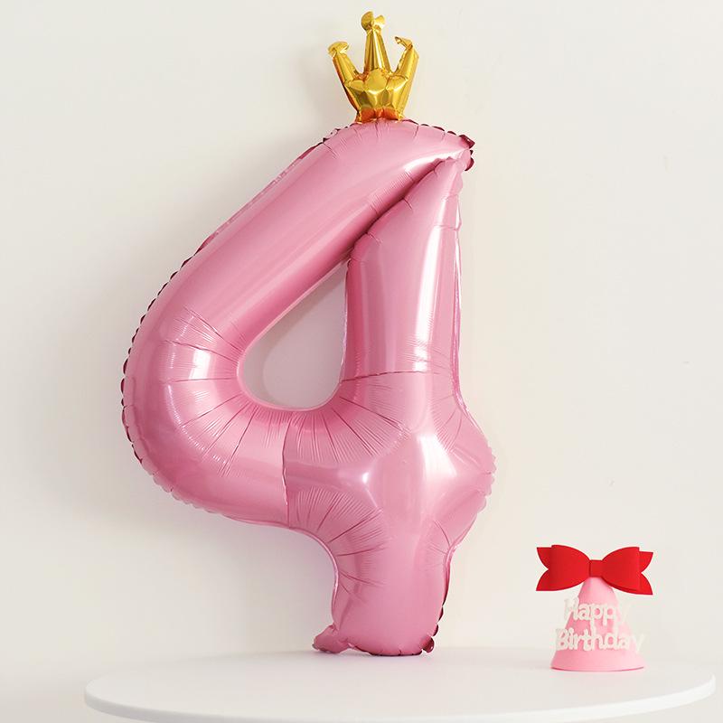 Korean-Style Macaron Color Bow Balloons for Baby Birthday Party Decor