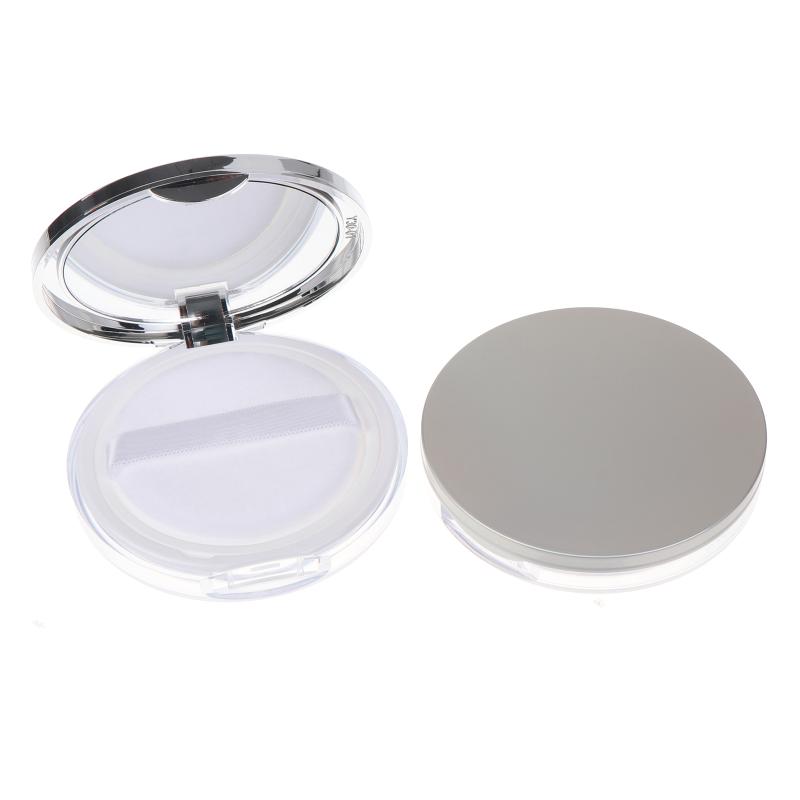 1Pcs Loose Pot Travel Makeup Jar Sifter Container 3-5G Portable Ultra-Thin Plastic Powder Box With Mirror And Powder Puff