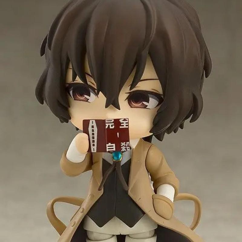 Nendoroid Bungou Stray Dogs Figure Dazai Osamu Nakahara Chuuya Anime Collectible Action Figure Cute Chibi Style Anime Merchandise Collectible Display