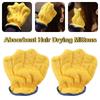 Soft Absorbent Gloves Coral Fleece Wipe Head Towel Hair Accessory Quick Dry Mittens  Barber Shop