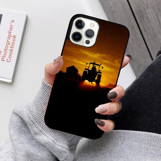 

Farm Vehicle Tractor Phone Case Back Cover For iPhone 17 Air 16 15 14 13 Pro Max 12 Max Plus 11 Pro Max Coque iPhone 13