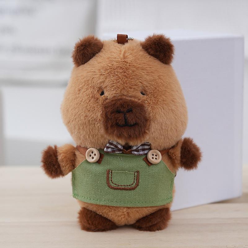 Capybara Keychain Whimsical Plush Toy With Chef Outfit Perfect For Cute Decor Home