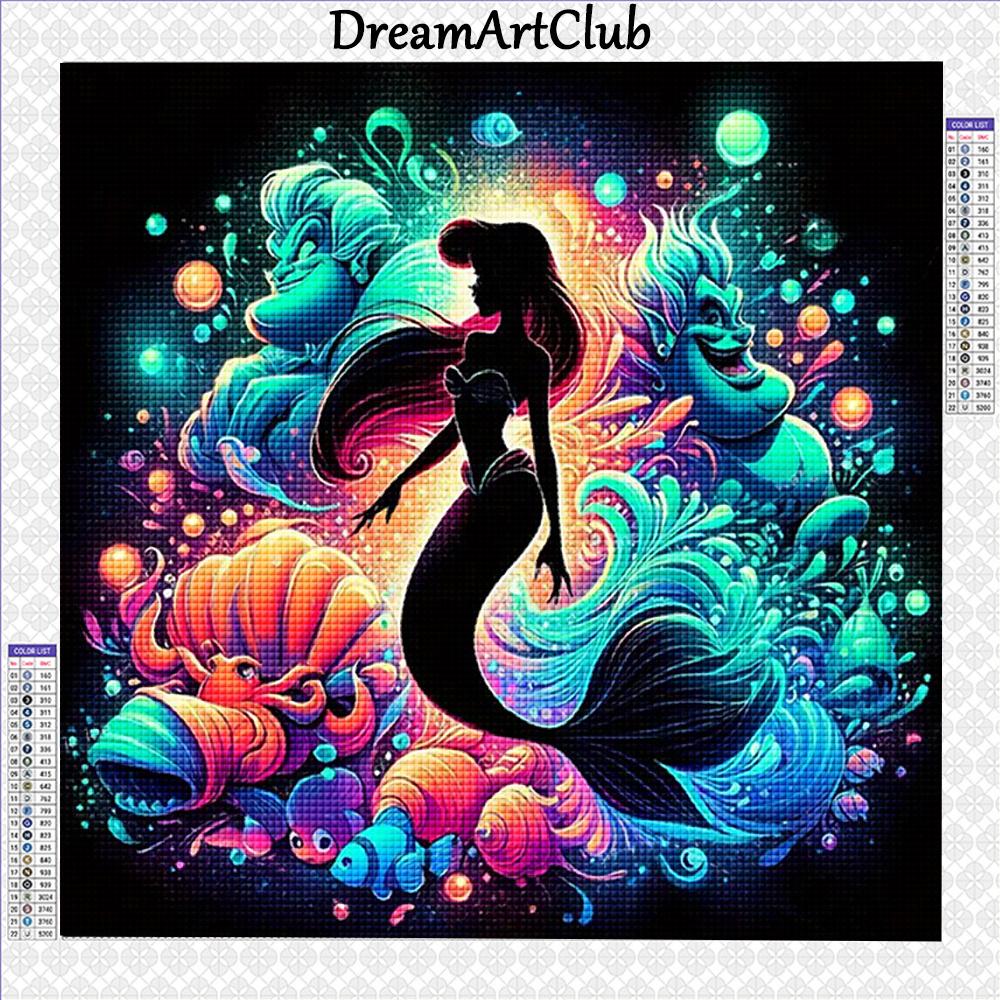 Disney Diamond Painting Princess Silhouette Diamond Embroidery Cartoon Mosaic Art Picture Cross Stitch Kits Home Decor