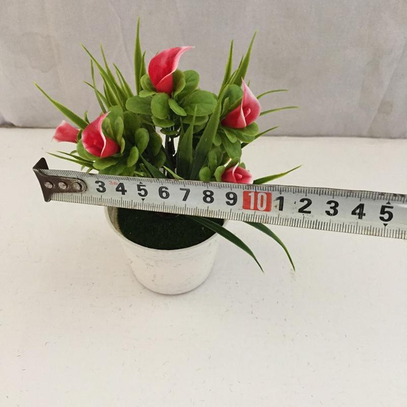 Künstliche Topfpflanze 5 Stücke Kleine Calla Lilie Blumen Hause Zimmer Dekoration