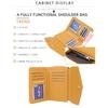 Women'S Wallet Fashion Lychee Grain PU Leather Women'S Zipper Buckle Horizontal Coin Purse Multi Card Bag