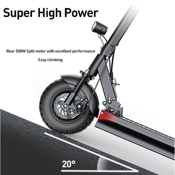 JOYOR Y6-S 500W Electric Scooter, 48V 18Ah 60km Range, 25km/h, Lightweight 19.5kg, Foldable E-Scooter
