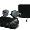 Fashion Round Sunglasses Women Men Ultralight Metal Frame UV Protection Outdoor Driving Sun Glasses