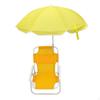 Beach Chair with Umbrella Portable Folding Lounge Canopy Foldable
