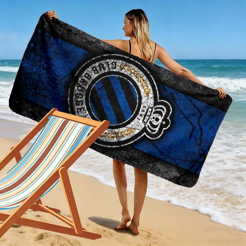 -Club Brugge KV Print Beach Towel, Large Soft Quick Dry Towel for Beach Camping Swimming