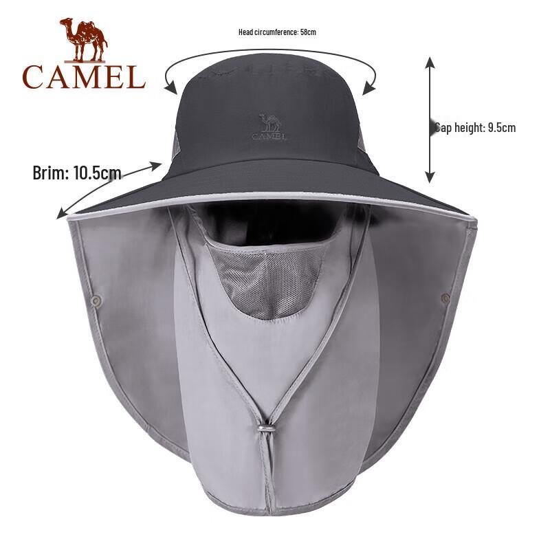Camel Outdoor 3-in-1 Sun Protection Bucket Hat