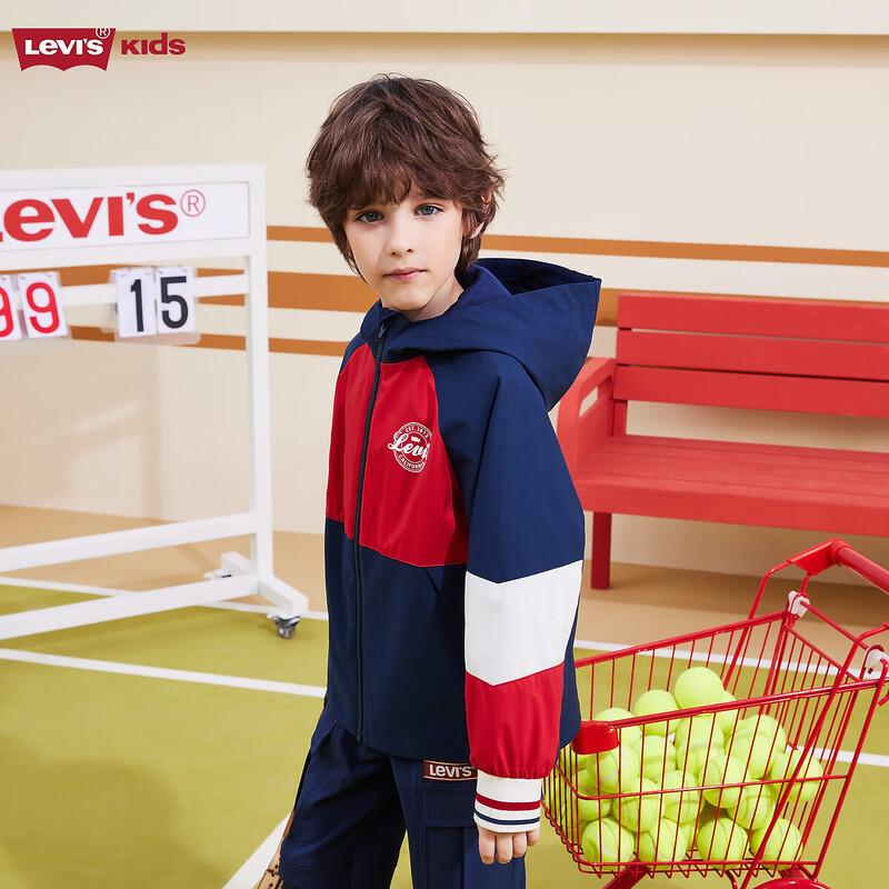 LEVI S Kids Hooded Windbreaker Jacket 130/64