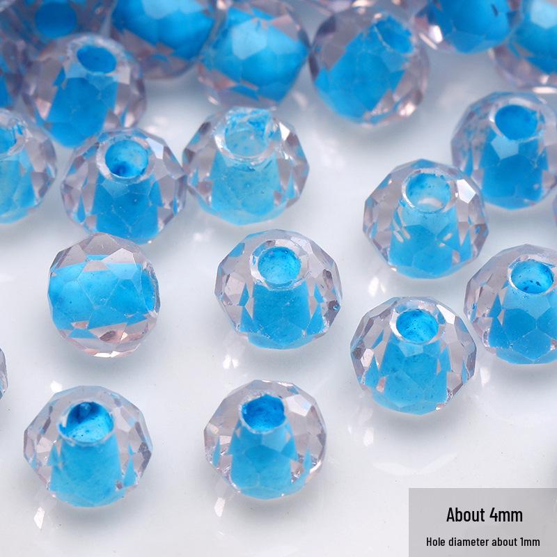 Blauer Glas-Reiskorn-Haarnadel: Handgefertigter Schmuck-Accessoire im antiken chinesischen Stil