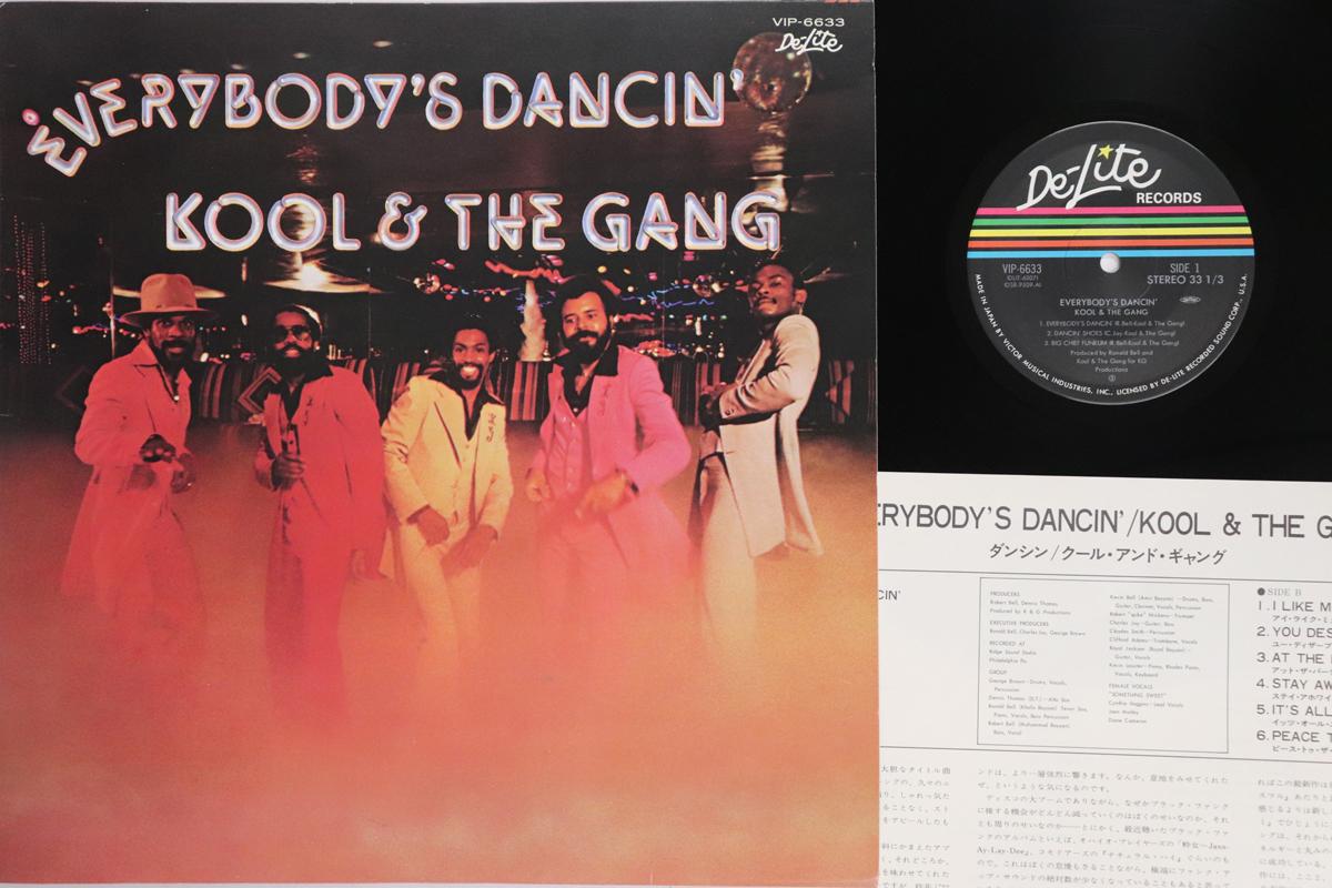 

LP Record KOOL THE GANG Everybodys Dancin VIP6633 10018633 1979 Japan SoulFunk Used