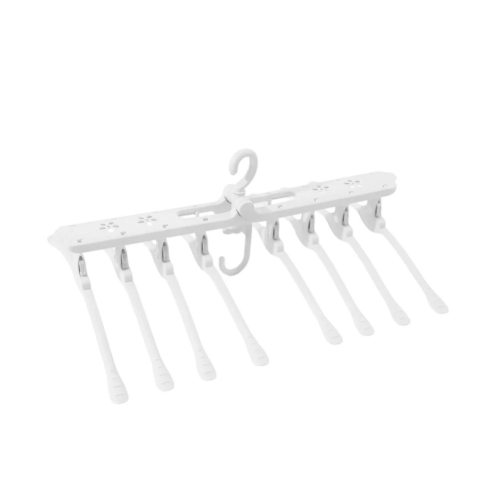 Space-Saving Foldable Hanger, Travel Drying Rack Multi-Functional Closet Organizer for Shirts, Pants, Wardrobe Storage New