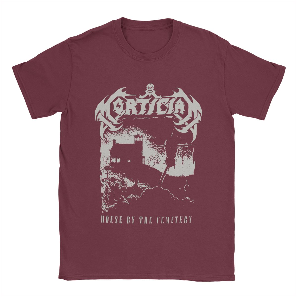 

Футболка Mortician, мужские хлопковые сумасшедшие футболки, футболка с круглым вырезом, короткий рукав, одежда XXXXXL