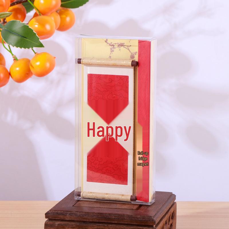 Wedding Room Décor: Honeycomb Ball, 3D Double Happiness Gourd, Good Fortune Knot, Creative Magnet