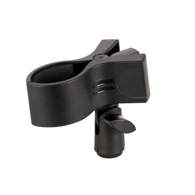 

Adjustable Microphones Holder Stand Clip with Strong Spring Clamp and Foam Protections for Home Studios and Stages