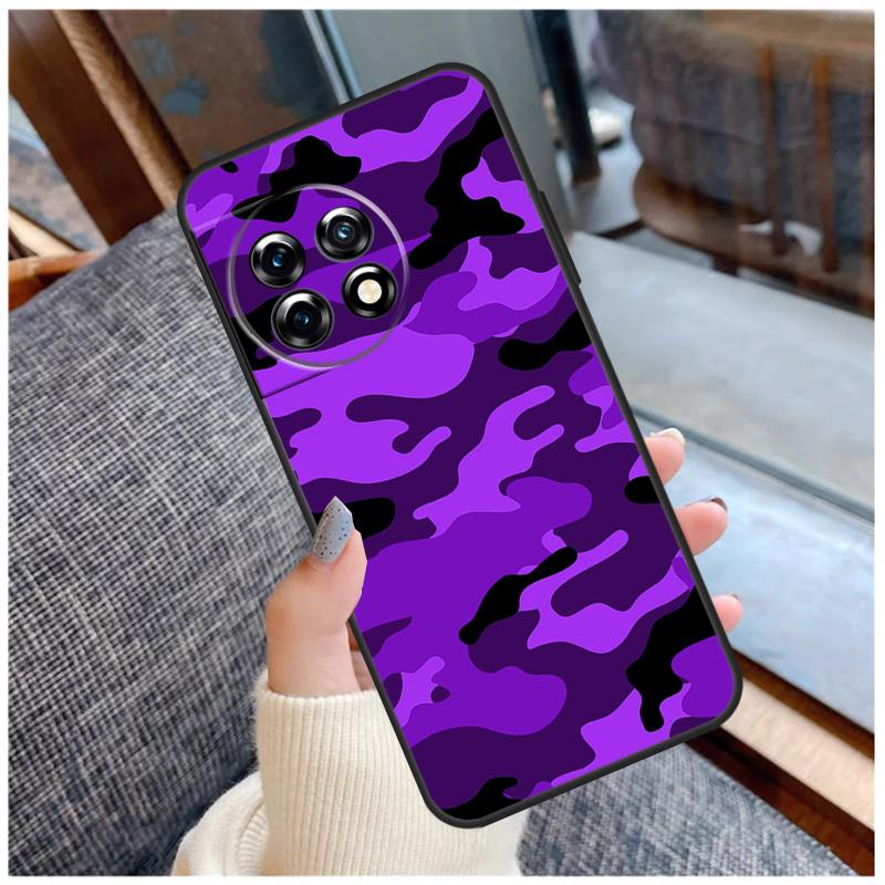 Army Camo Camouflage Case For OnePlus 13R 13T 12R 10R 10T 15 13 12 11 10 9 Pro Nord 5 CE 2 3 4 Lite N20 N30 Coque