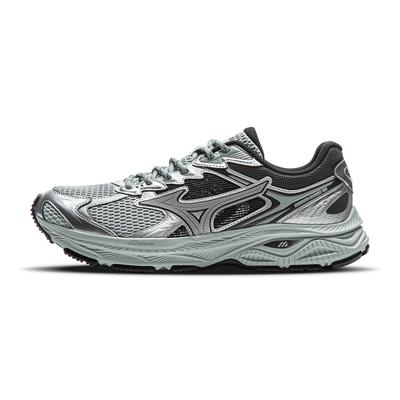 RACER V2 Cushioning, Abrasion Resistant, Breathable, Lightweight Low Top Running Shoes Unisex Silver Mizuno D1GH250601