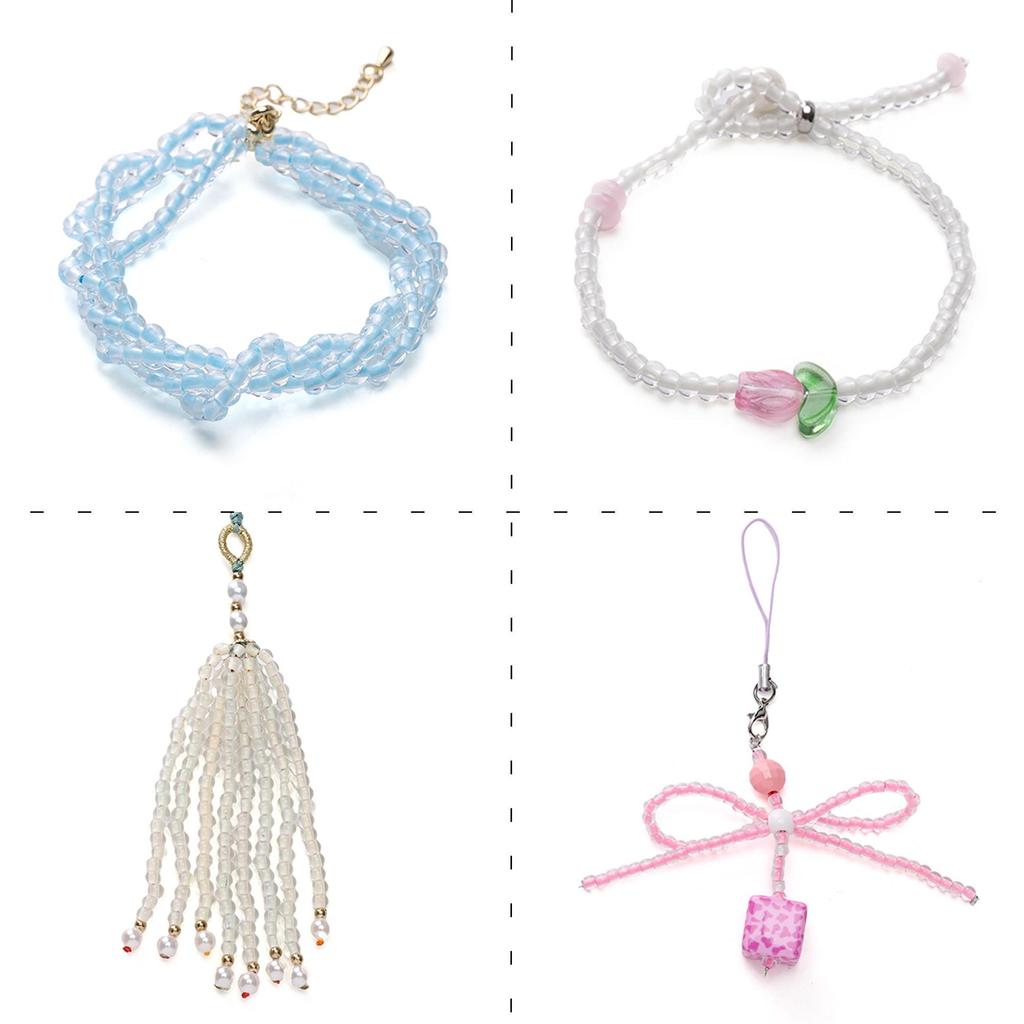 100Pcs Glass Seed Bead 4mm Light Variable Series For DIY Bracelets Necklaces Jewelry Making