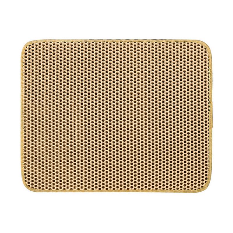 

Водонепроницаемый коврик для кошачьего туалета, двухслойный коврик для кошачьего туалета, нескользящий песочный коврик для кошек, моющийся коврик для кровати, чистые коврики 30x30 хаки