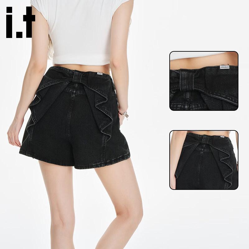 CHOCOOLATEit Ретро Джинсовые Шорты с Бантом XL