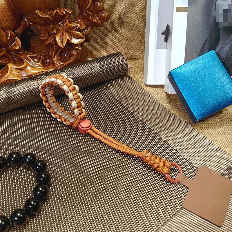 1 Pc Durable Anti-theft Fashion Wrist Phone Charm Simplicity Sport Kniited Adjustable Keychain Phone Lanyard Phone Accessories