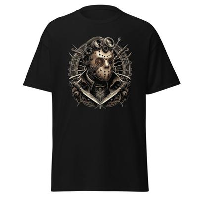 Steampunk Jason Voorhees T-Shirt - A Clockwork Nightmare
